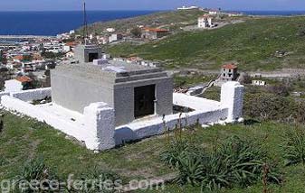 Histoire de l’île d'Agios Efstratios de l’Egée de l’Est Grèce