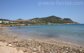 La plage d'Agios Georgios Antiparos Cyclades Grèce