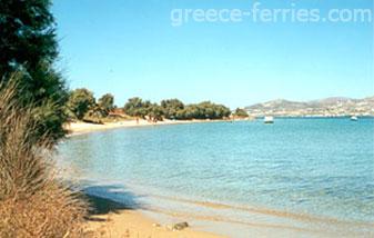 La plage de Psaralyki Antiparos Cyclades Grèce