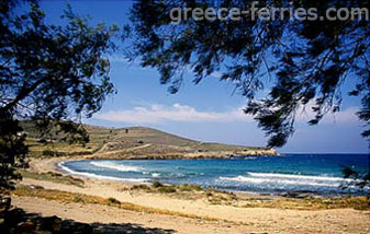 La plage de Sifnaikos Gialos Antiparos Cyclades Grèce