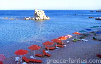 Diafani Playas de Karpatos en Dodecaneso, Islas Griegas, Grecia