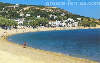 Playa de Agia Fotia Cios en Egeo Oriental Grecia