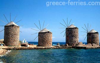 Chios östlichen Ägäis griechischen Inseln Griechenland