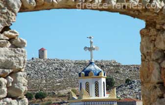 Kerken en Kloosters op Halki Eiland, Dodecanesos, Griekenland