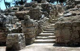 La villa royal de Agia Triada Heraclion en la isla de Creta, Islas Griegas, Grecia