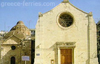 Iglesia de Agia Ecaterini Heraclion en la isla de Creta, Islas Griegas, Grecia