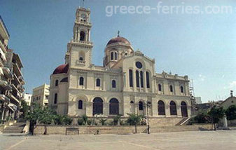 Iglesia de Agios Minas Heraclion en la isla de Creta, Islas Griegas, Grecia