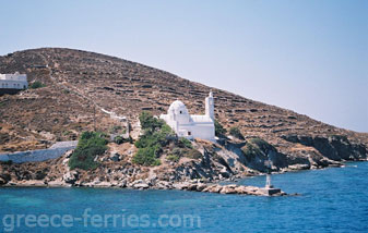 Agia Eirini Ios Kykladen griechischen Inseln Griechenland