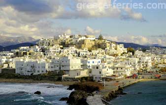 Naxos-stad (Chora) Naxos Eiland, Cycladen, Griekenland