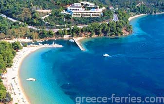 Playa de Megali Ammos Skíathos Islas de Sporades Grecia