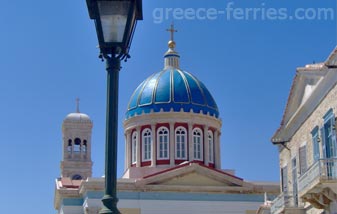 Die Kirche des  Agios Nikolaos Syros Kykladen griechischen Inseln Griechenland