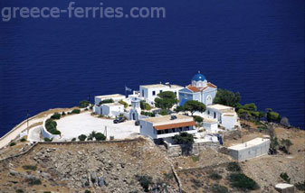 Monasterio de Madona Castriani Kea Tzia en Ciclades, Islas Griegas, Grecia