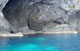 Cave on the islet of Hytras Kythira Greek Islands Greece