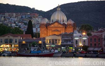 Iglesias y Monasterios de Lesvos en Egeo Oriental Grecia