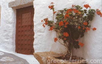 Architektur in Patmos Dodekanesen griechischen Inseln Griechenland