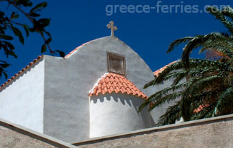 Das Kloster Preveli Rethymnon Kreta Griechischen Inseln Griechenland