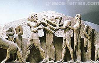 Archäologie in Sifnos Kykladen griechischen Inseln Griechenland