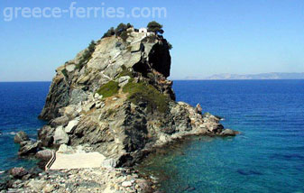 Agios Ioannis Church Skopelos sporadische Inseln griechischen Inseln Griechenland