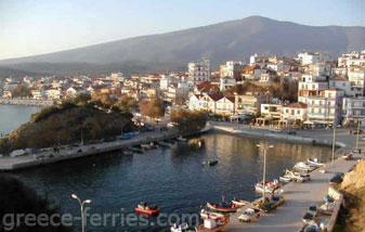 Thassos Limenaria Village North Aegean Greek Islands Greece