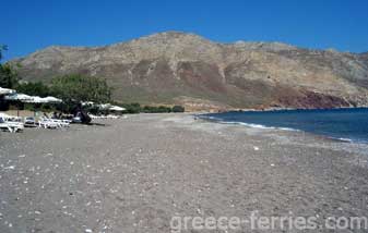 Eristos Strand Tilos Eiland, Dodecanesos, Griekenland