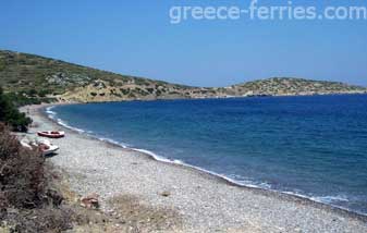 Livadia Playas de Tilos en Dodecaneso, Islas Griegas, Grecia