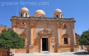 Monasterio Agias Triadas Cania en la Isla de Creta, Islas Griegas, Grecia