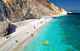 Skíathos Islas de Sporades Grecia Playa de  Lalaria
