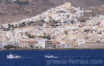 Ermoupoli Syros Kykladen griechischen Inseln Griechenland