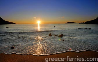 Panormos Strand Kalymnos Eiland, Dodecanesos, Griekenland