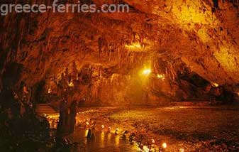 The Cave of Drakena Kefalonia Greek Islands Ionian Greece