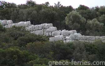 Cyclopean Wall Kefalonia Greek Islands Ionian Greece