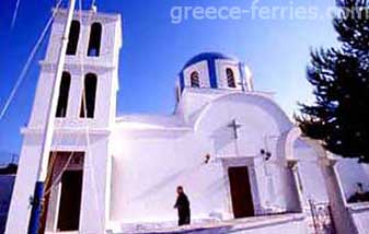 Iglesias y Monasterios en Kufonisia en Ciclades, Islas Griegas, Grecia