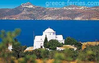 Agia Marina Milos Cyclades Greek Islands Greece