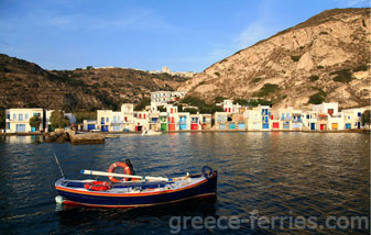 Milos Kykladen griechischen Inseln Griechenland