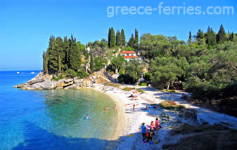 Beaches of Paxi Greek Islands Ionian Greece