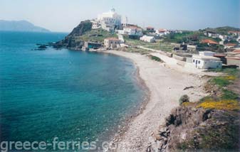 Playa de Kato Gialos Psara en Egeo Oriental Grecia