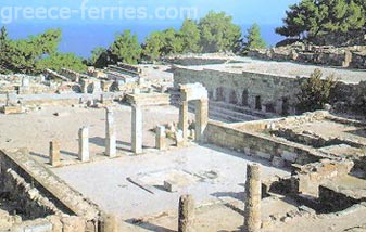 Archaeologische opgraving van Ialisos Rhodes Eiland, Dodecanesos, Griekenland