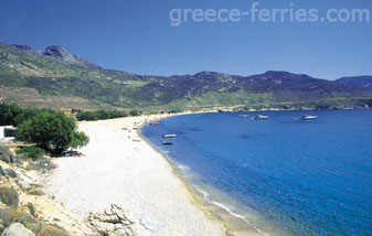 Koutalas Strand Serifos Kykladen griechischen Inseln Griechenland