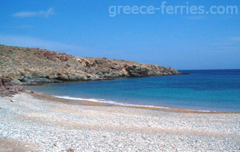 Lia Beach in Serifos Island Cyclades Greece