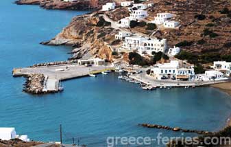 Alopronia Sikinos en Ciclades, Islas Griegas, Grecia